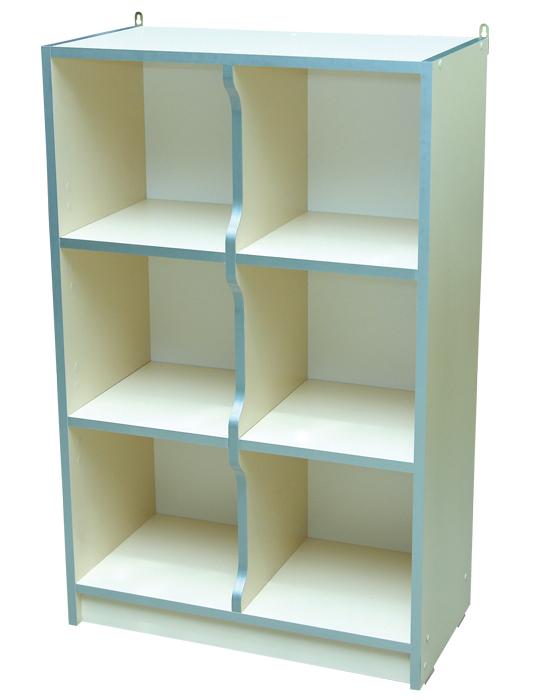 Стінка дитяча "Звірята" №5 відкрита з полицями, для дидактичного матеріалу,книг,особистих речей дітей,( ТОВ ‘’АЛМАНТ’’), 600х300х950 мм.